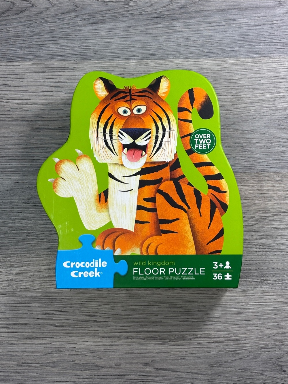 Crocodile Creek Tiger Wild Kingdom 36 Pieces Floor Puzzle NEW